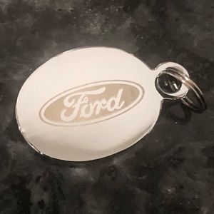 Ford double sided keychain EUC!